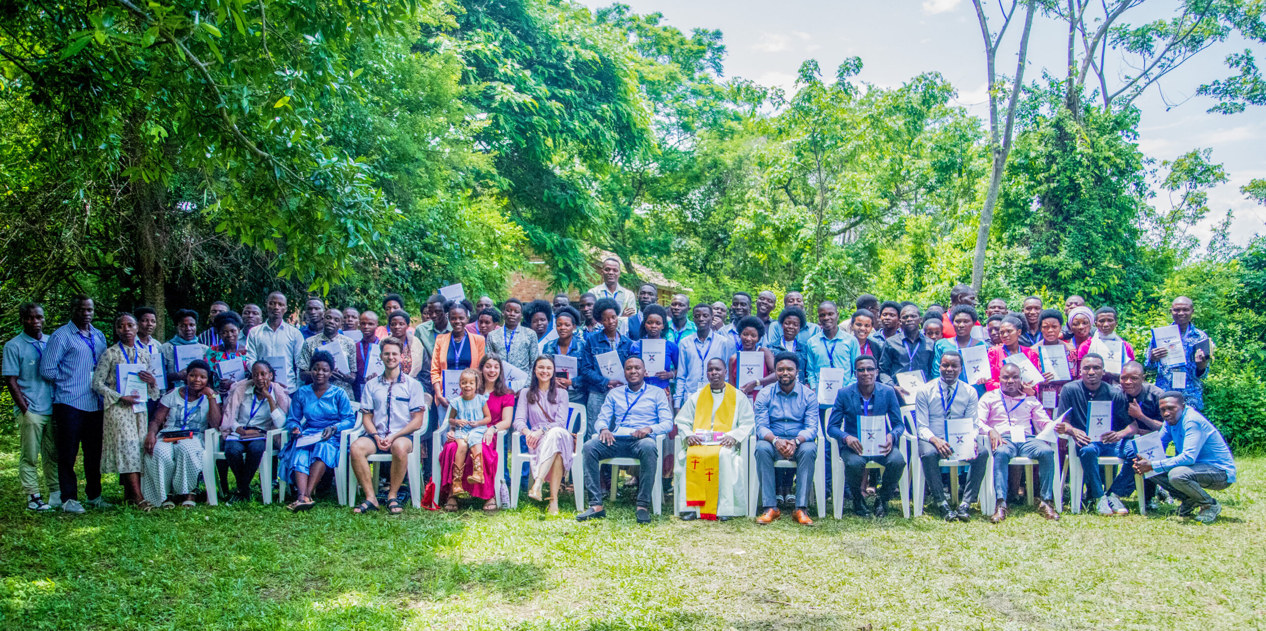 Group of youth that are part of a movement in Rwanda.