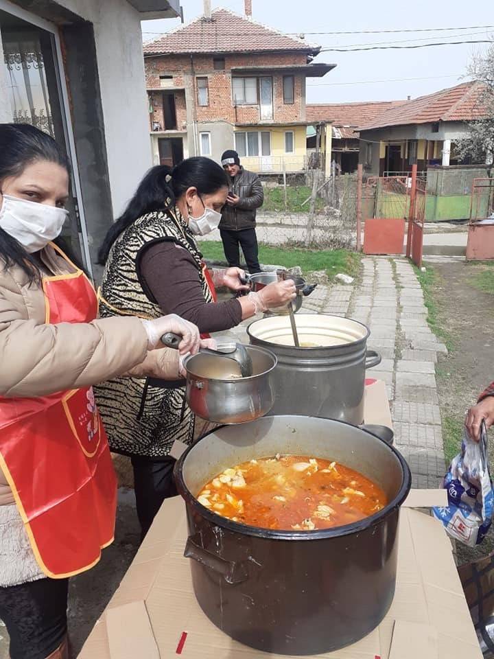 Women Serivng Meals Bulgaria