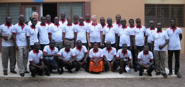 Ghana mission district attendees in 2014 group photo